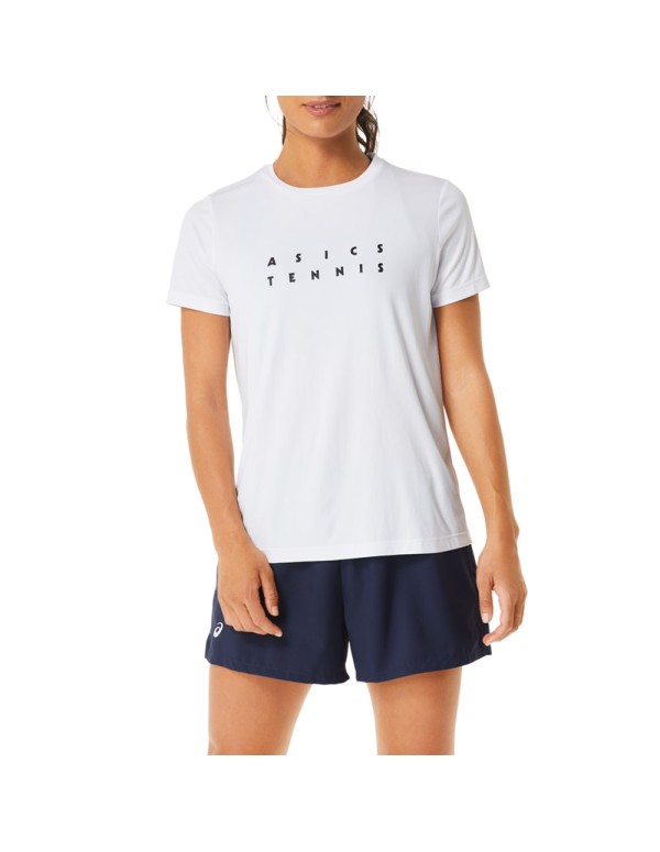 Asics Women Court Graphic Tee 2042a259-100 T-shirt femme