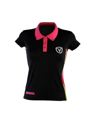 Polo colonnes Vairo noir femme |VAIRO |T-shirts de pagaie