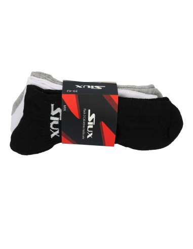 Pack 3 Chaussettes Siux Mix Dhaka Medium Crew |SIUX |Vêtements de padel SIUX