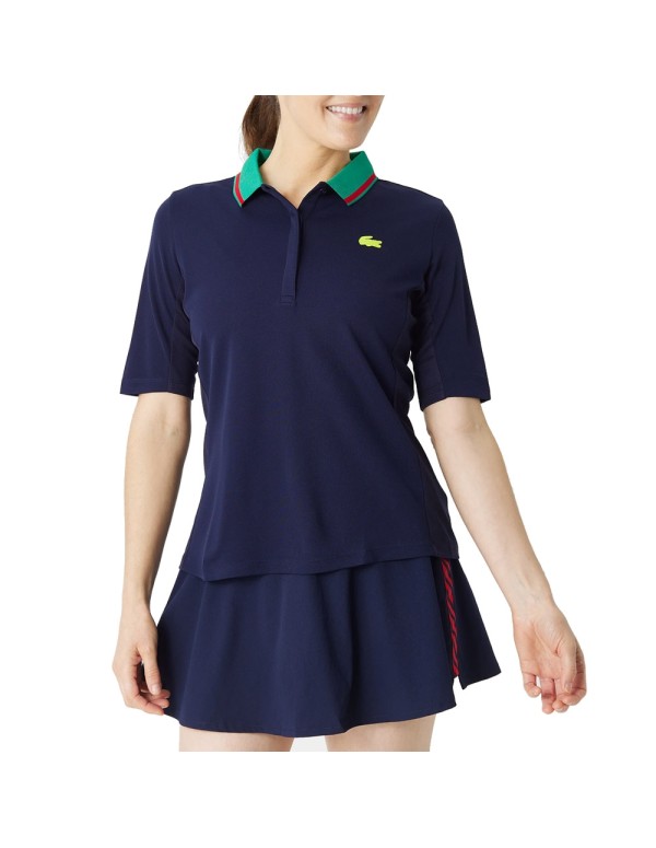 Polo Lacoste Pf9287 Sly Women Navy/Verdier