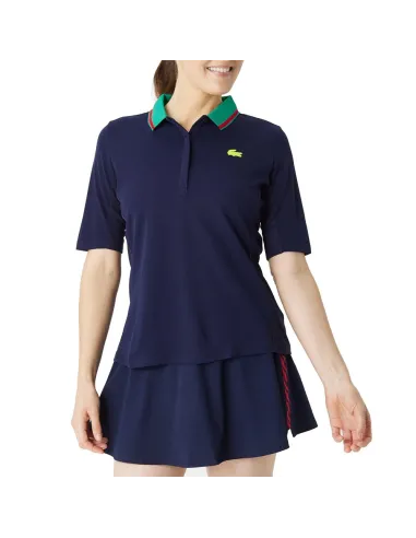 Lacoste Pf9287 Sly Women's Polo Navy/Verdier |LACOSTE |LACOSTE padel clothing