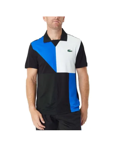 Polo Lacoste Dh9260 X87 Branco/ Black |LACOSTE |Roupa padel LACOSTE