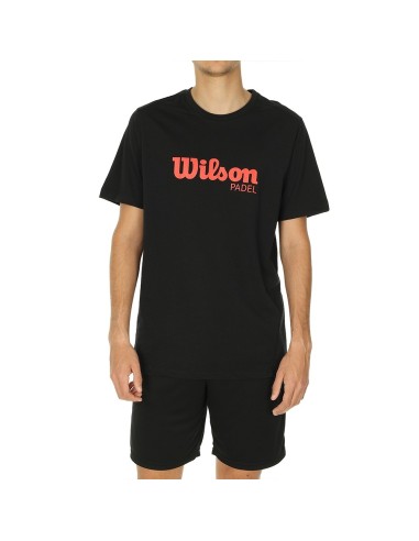 Maglietta Wilson M Wilson Graphic Tee W91m314125 Bk |WILSON |Abbigliamento da padel WILSON