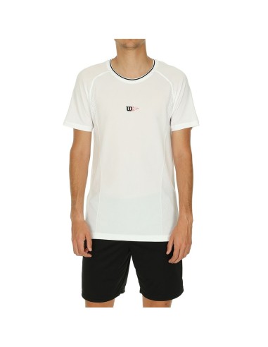 T-shirt Wilson M Series Seamless Crew 2.0 W91m312122 Bk |WILSON |Abbigliamento da padel ENDLESS