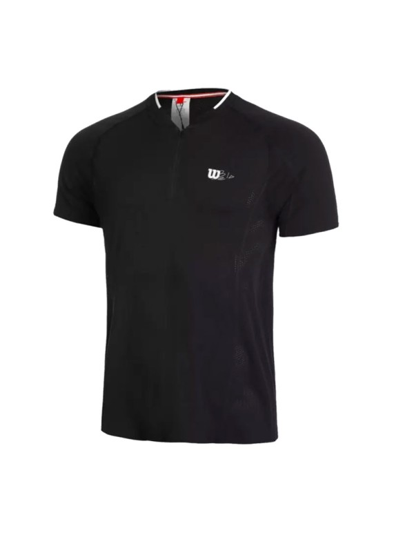 Camiseta Wilson M Series Seamless Ziphnly 2.0 W91m314123 Bk |WILSON |Roupa de remo ENDLESS