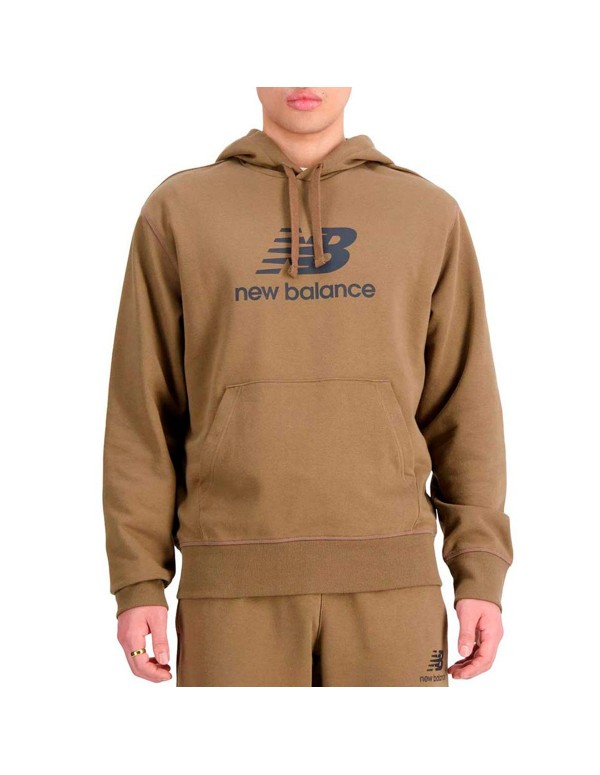 Sudadera New Balance Essentials Stacked Logo  Mt31537 Bk