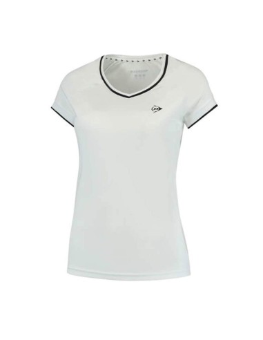 Maglietta Dunlop Crew Bianca |DUNLOP |Abbigliamento da padel