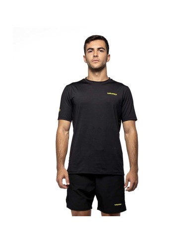 Camiseta Vairo Pro Homem Black |SIUX |Roupa padel SIUX