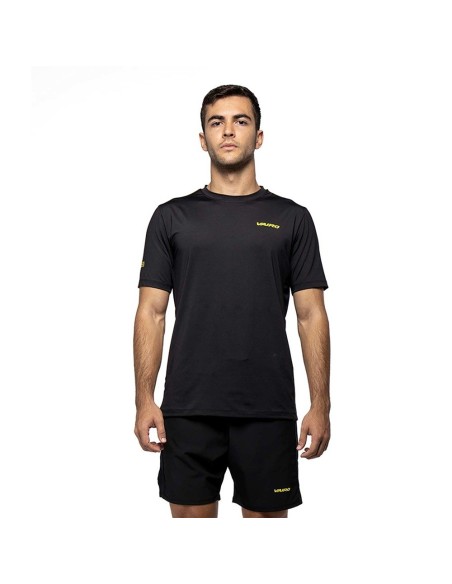 Camiseta Vairo Pro Homem Black |SIUX |Roupa padel SIUX