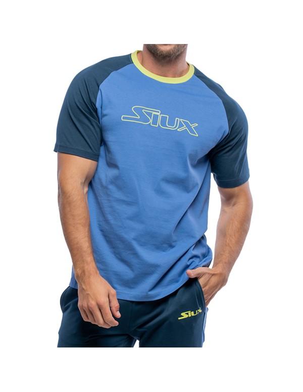 Camiseta Algodon Siux Pansy Hombre Azul