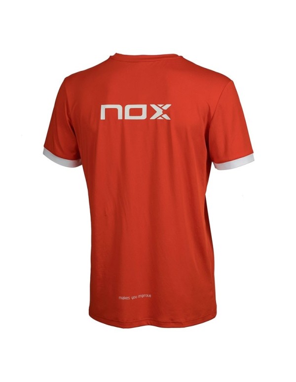 Barbero difícil de complacer Rocío Camiseta Nox Team Rojo 2021 | Ropa pádel NOX | Time2Padel ✓