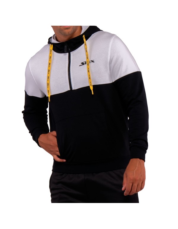 Hoddie Siux Electra Stupa Black |SIUX |Abbigliamento da padel SIUX