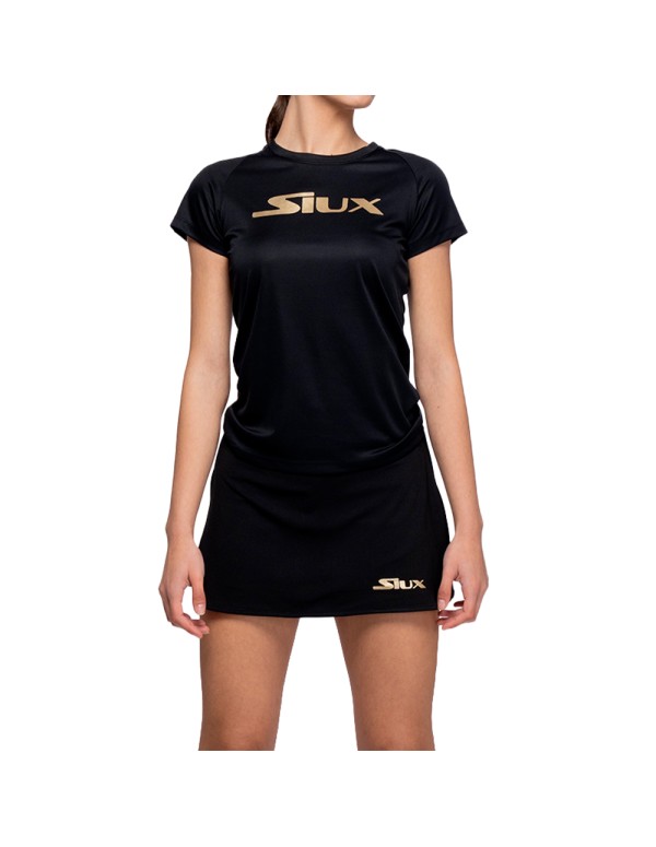 Camiseta preta do clube feminino Siux