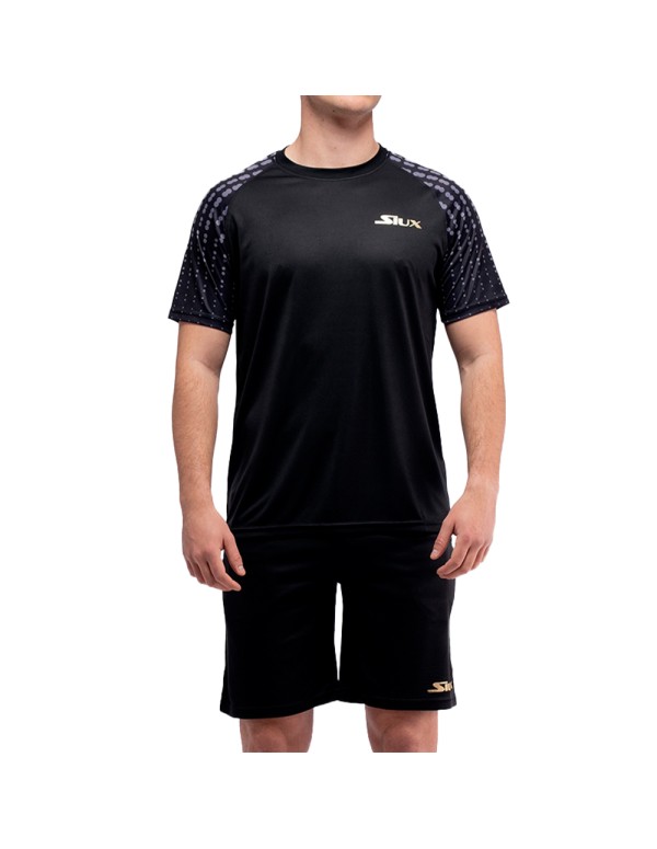 Camiseta masculina preta do clube Siux