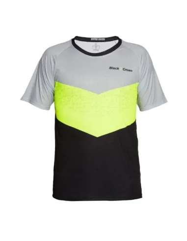 Camiseta Black Crown Arizona Branco-Limão |BLACK CROWN |Roupa de padel BLACK CROWN