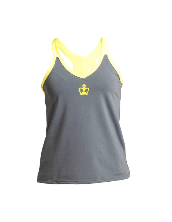 Camiseta Black Crown Helsinki Gris-Amarillo