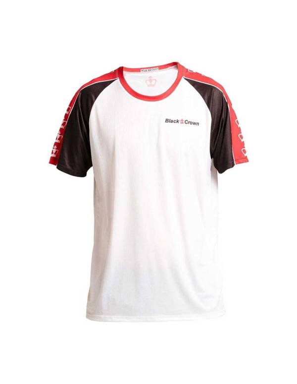 Camiseta Black Crown Turku Vermelho-Branco