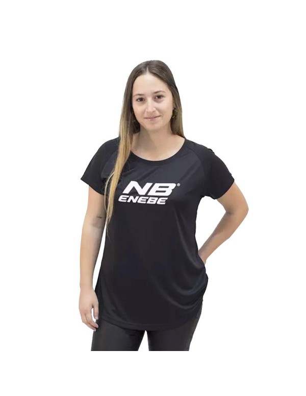 Camiseta Enebe Zircon Mujer Negra