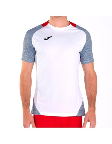 Camiseta Joma Essential 2 Branco-Marinha 101508.203 |JOMA |Joma padel roupas