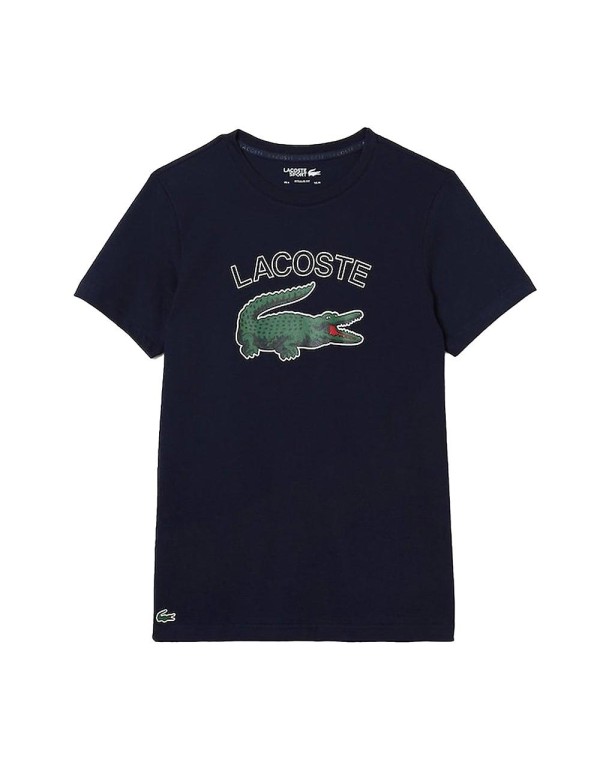 Camiseta Lacoste Azul Marinho-Verde Th9299166