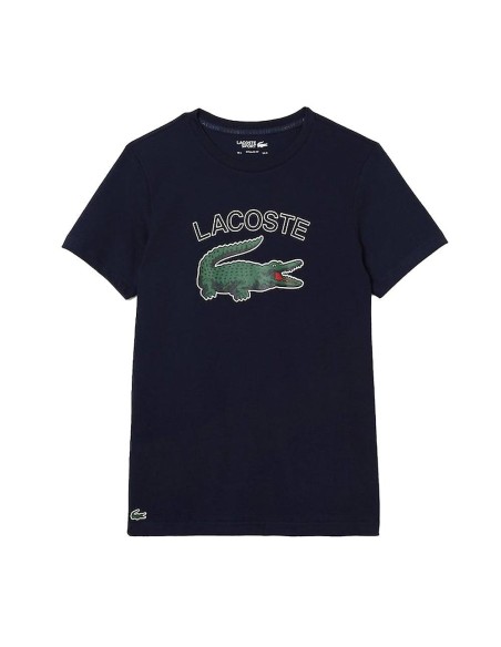 Camiseta Lacoste Azul Marinho-Verde Th9299166 |LACOSTE |Roupa padel LACOSTE