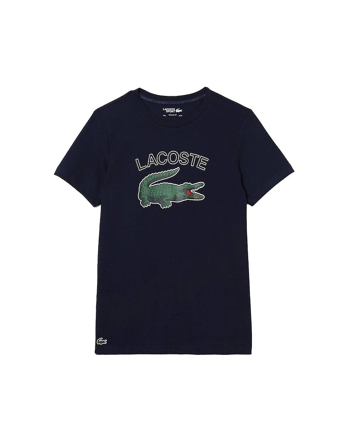 Lacoste T-shirt Navy Blue-Green Th9299166 | LACOSTE padel clothing ...