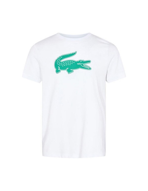 Camiseta Lacoste Azul Marinho Branco Logotipo Th2042525