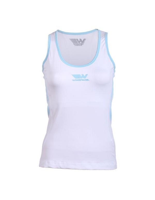 Camiseta Wingpadel Lisa Azul Blanco