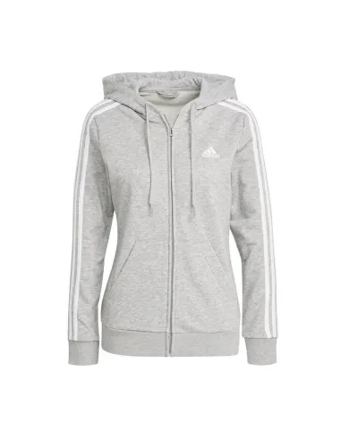 Giacca con cappuccio da donna Adidas W 3s Ft Fz Gl0802 |ADIDAS |Abbigliamento da padel ADIDAS