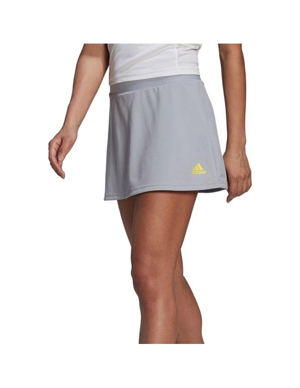 Skirt Adidas Club Halo Hn6191 Silver Woman.