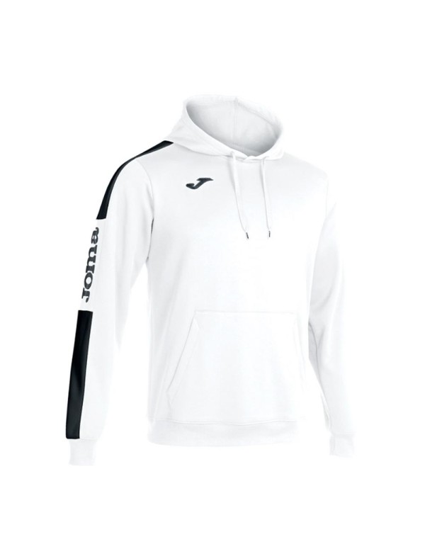 Felpa C/C Joma Champ 4 Wht Blk 102103.201 |JOMA |Abbigliamento da padel JOMA