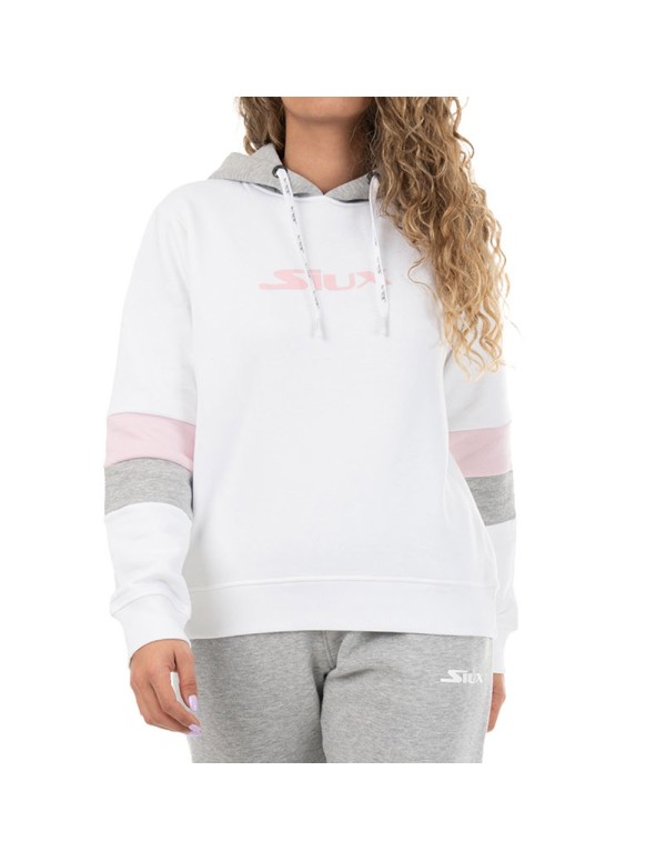 Sudadera Capucha Siux Belim Blanco Mujer