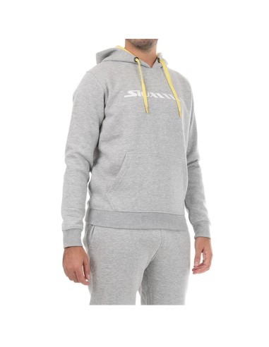 Felpa con cappuccio grigia Siux Mali |SIUX |Abbigliamento da padel SIUX