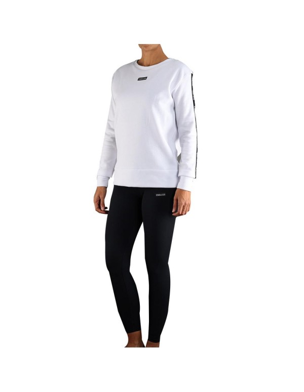 Sweatshirt Endless Ash 40181 White Woman