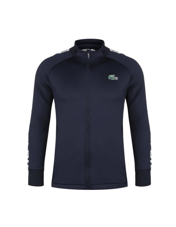 Sweat Lacoste avec fermeture éclair blanc Sh9430 001