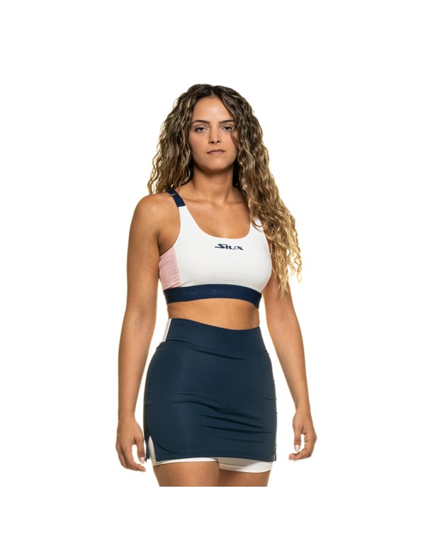 Top Femme Siux Antonela Blanc-Tricolore