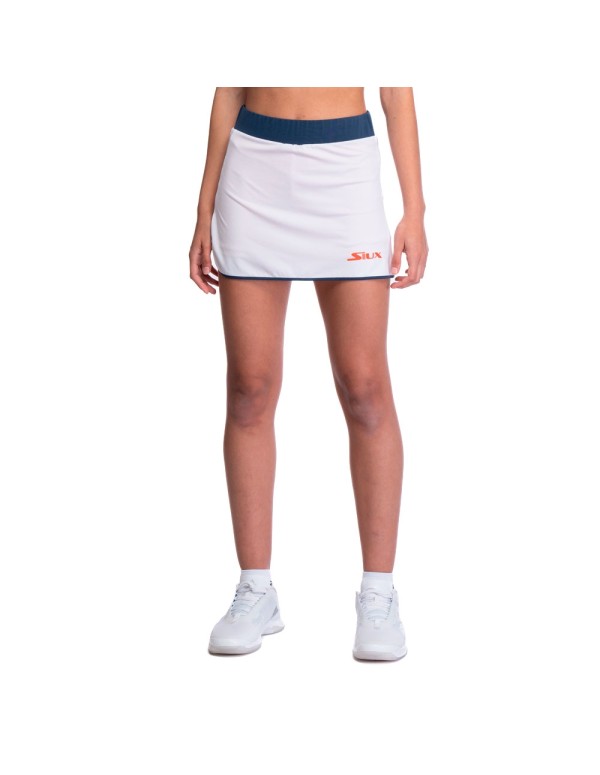 Skirt Siux Woman Color Block White