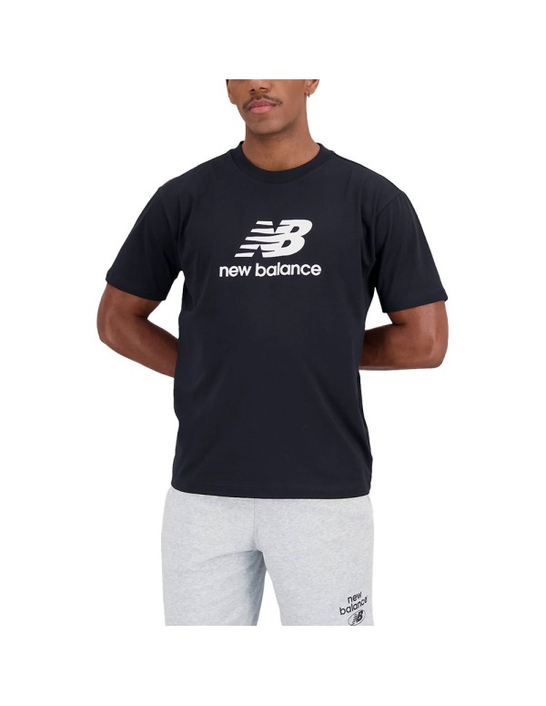 T-shirt à logo empilé New Balance Essentials |NEW BALANCE |Vêtements de padel