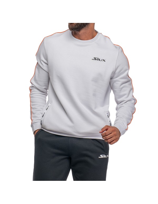 SIUX LEVEL UNISEX WHITE SWEATSHIRT