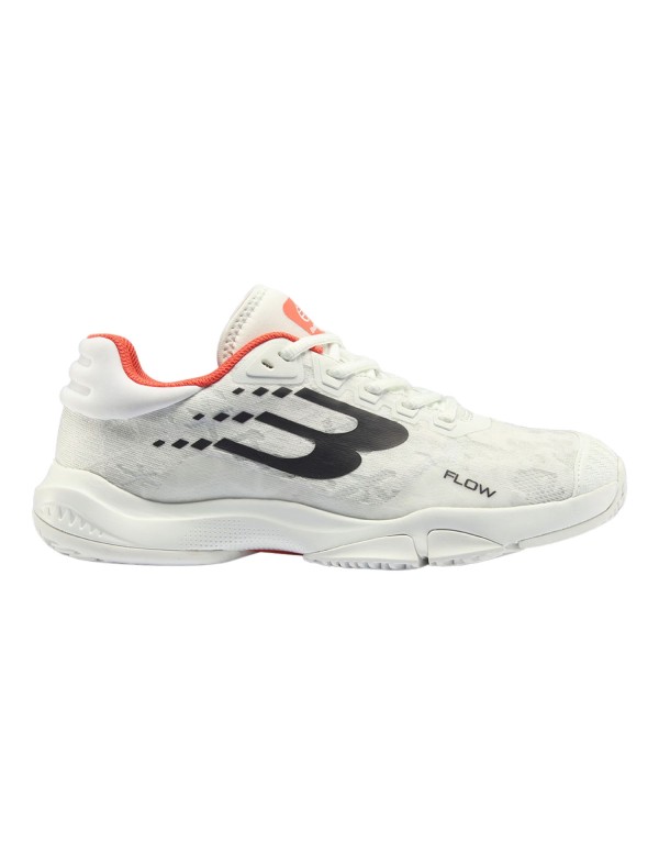 Sapatos femininos Bullpadel Flow 24i Ck66012037 branco/laranja