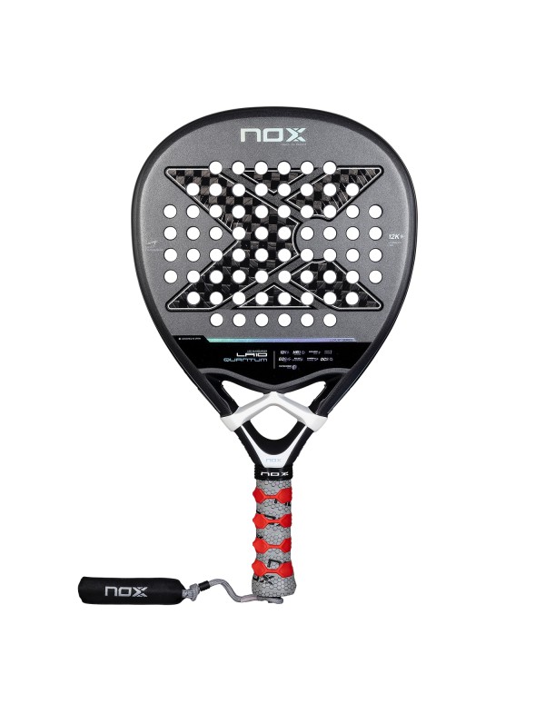 PALA NOX LA10 QUANTIQUE 12K PAR LEO AUGSBURGUER PLA10LUXQ25 |NOX |Raquettes de padel