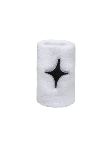 BLISTER (1 UNIT) STARVIE WHITE STAR BLACK WRISTBAND MBN24 |STAR VIE |Paddle accessories