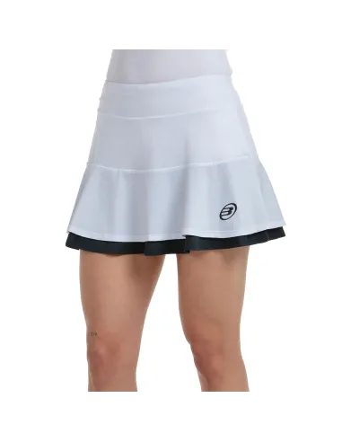 BULLPADEL BASIC SKIRT TILES 012 WHITE |BULLPADEL |Padel clothing