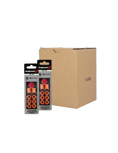 BOX 12 UNITS - BLISTER (4 UNITS) ANTIVIBRATOR EASE VIBE BULLPADEL 037 ORANGE 448290 |BULLPADEL |Paddle accessories