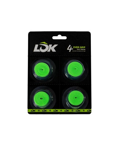 Blister Overgrip Lok x4 Verde |LOK |Complementos pádel