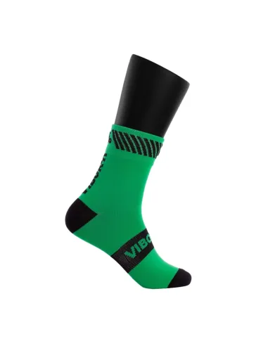 CALCETINES VIBOR-A KAIT MEDIA CAﾑA VERDE/NEGRO 40180.C21 |VIBOR-A |Abbigliamento da padel