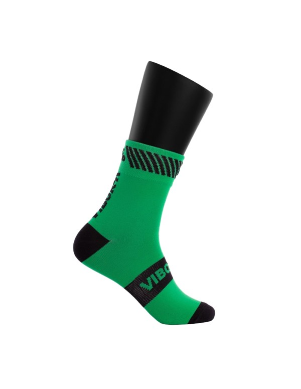 CALCETINES VIBOR-A KAIT MEDIA CAﾑA VERDE/NEGRO 40180.C21