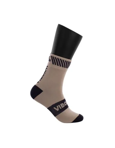 CALCETINES VIBOR-A KAIT MEDIA CAﾑA PLATA/NEGRO 40180.C83 |VIBOR-A |Abbigliamento da padel