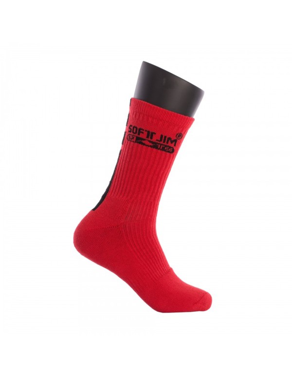 CALCETINES SOFTJIM PREMIUM ROJO/NEGRO 40500.A26