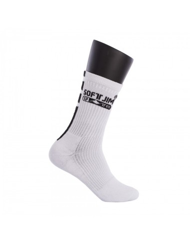 Calcetines Softjim Premium Blanco/Negro |SOFTEE |Ropa de pádel